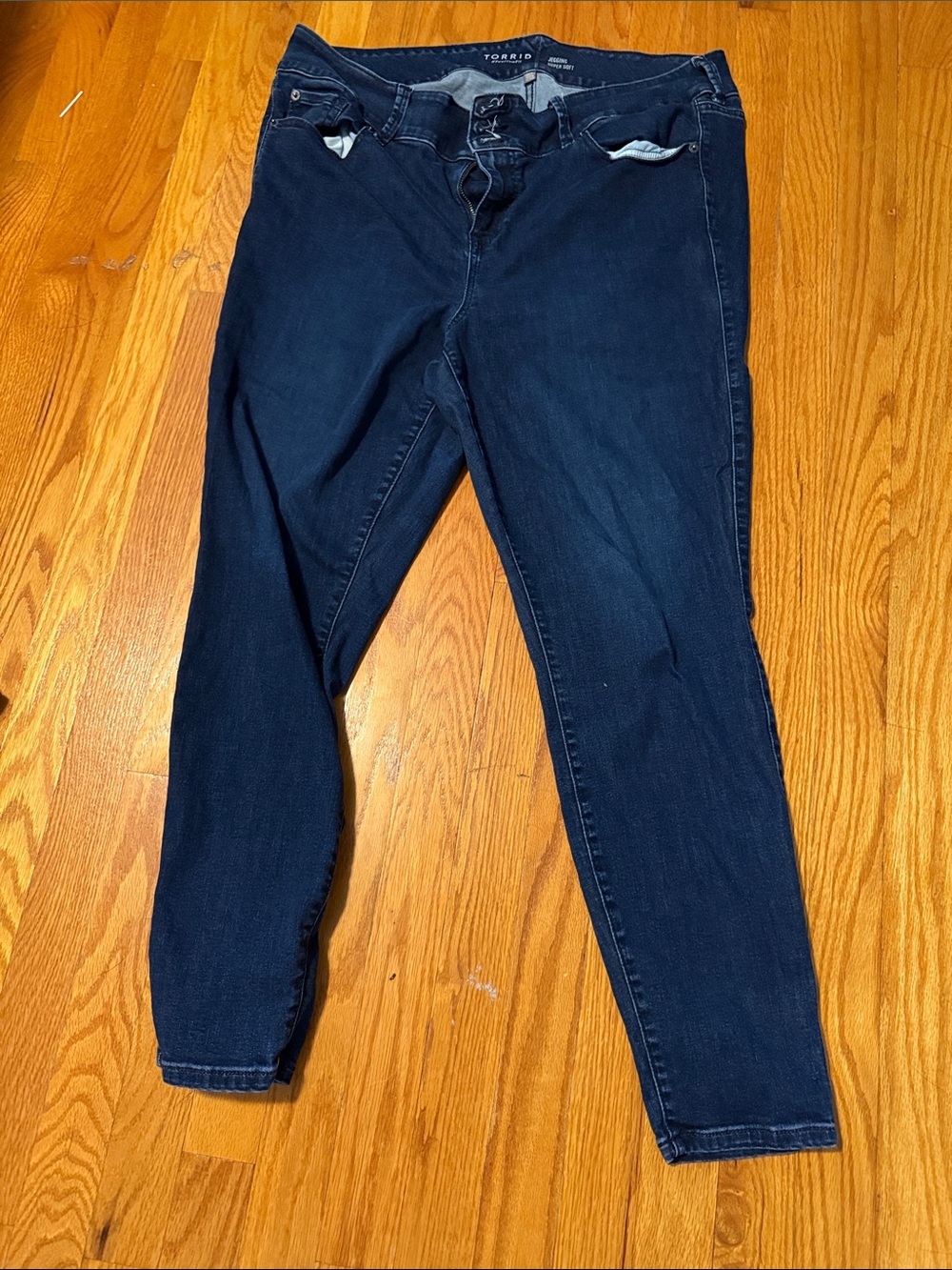 torrid Navy Skinny Jeans - Dark Indigo Stretch